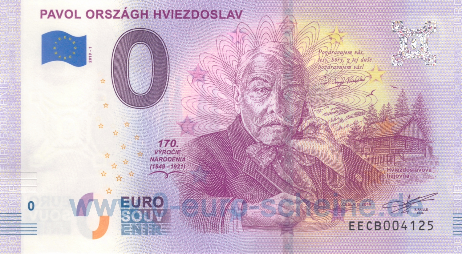 Pavol Országh Hviezdoslav (2019-1)