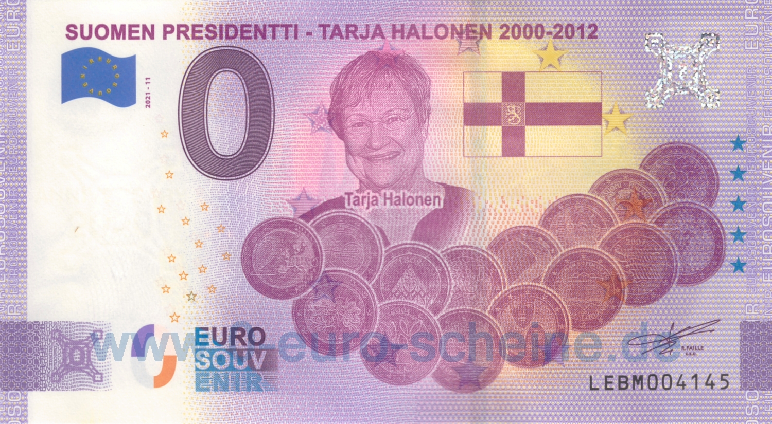 Suomen Presidentti - Tarja Halonen 2000-2012 (Anniversary 2021-11)