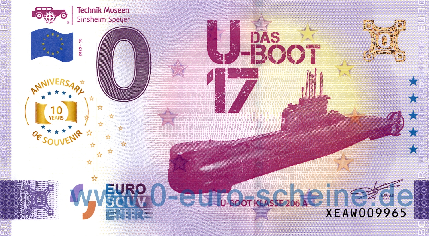 Technik Museen Sinsheim Speyer (Anniversary 2025-10) U-Boot Klasse 206 A