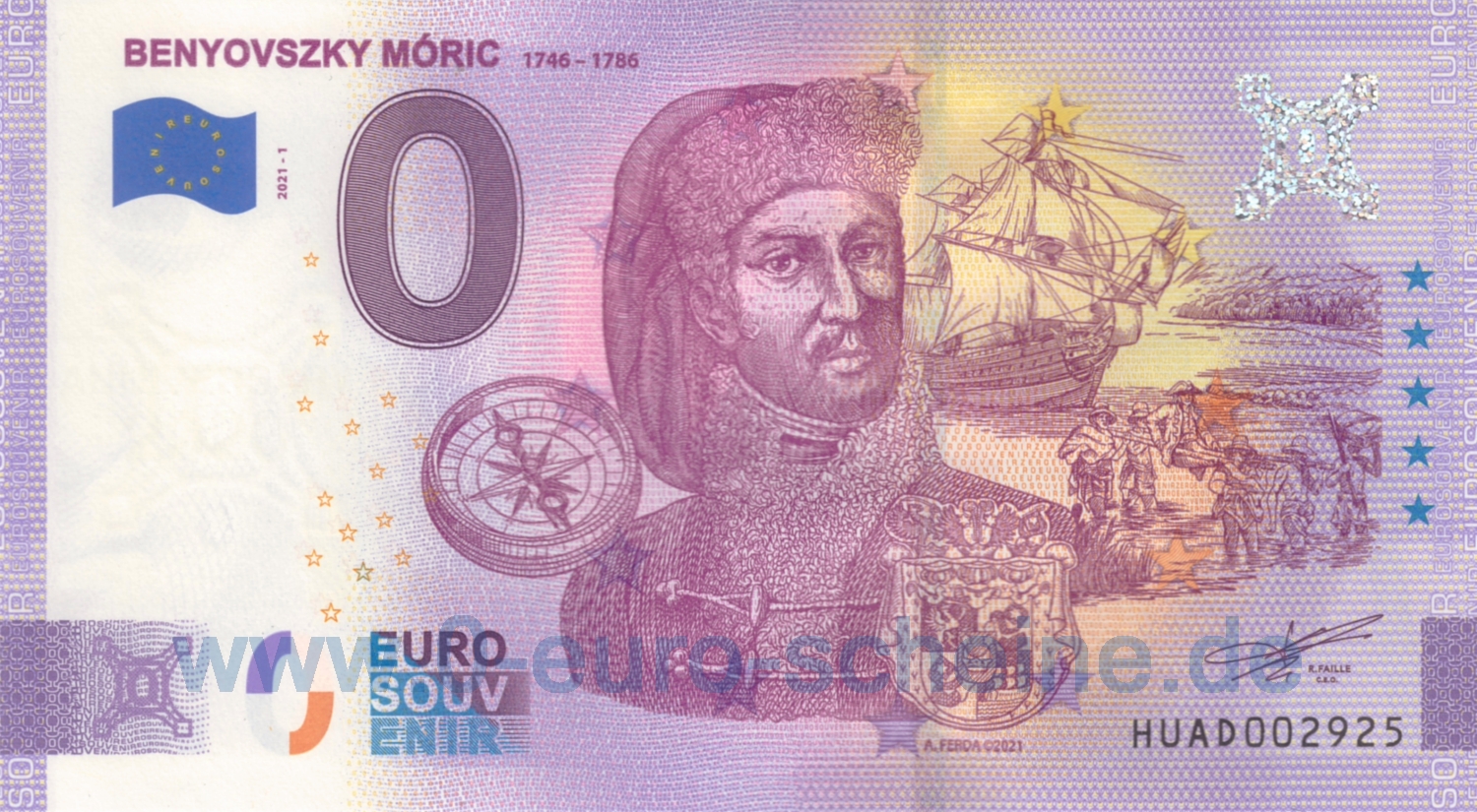 Benyovszky Móric (Anniversary 2021-1)