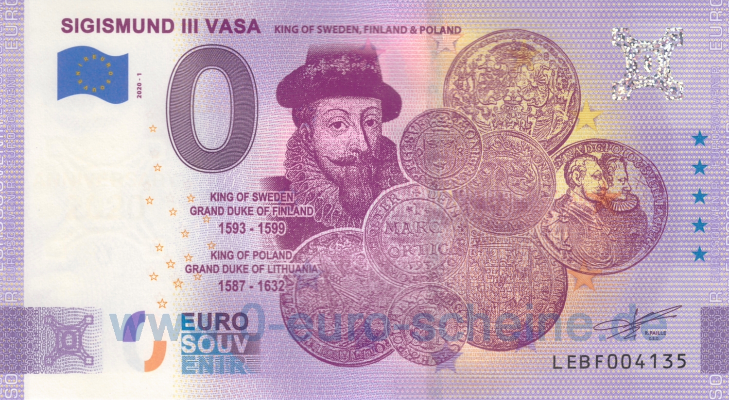 Sigismund III Vasa (Anniversary 2020-1)