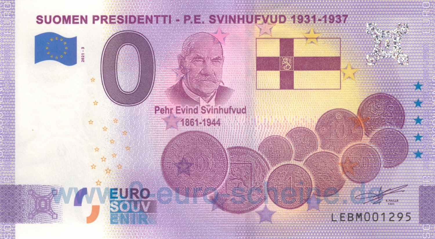 Suomen Presidentti - P.E. Svinhufvud 1931-1937 (2021-3)