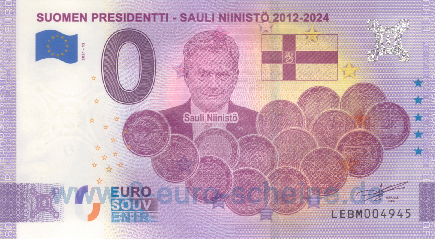 Suomen Presidentti - Sauli Niinistö 2012-2024 (Anniversary 2021-12)
