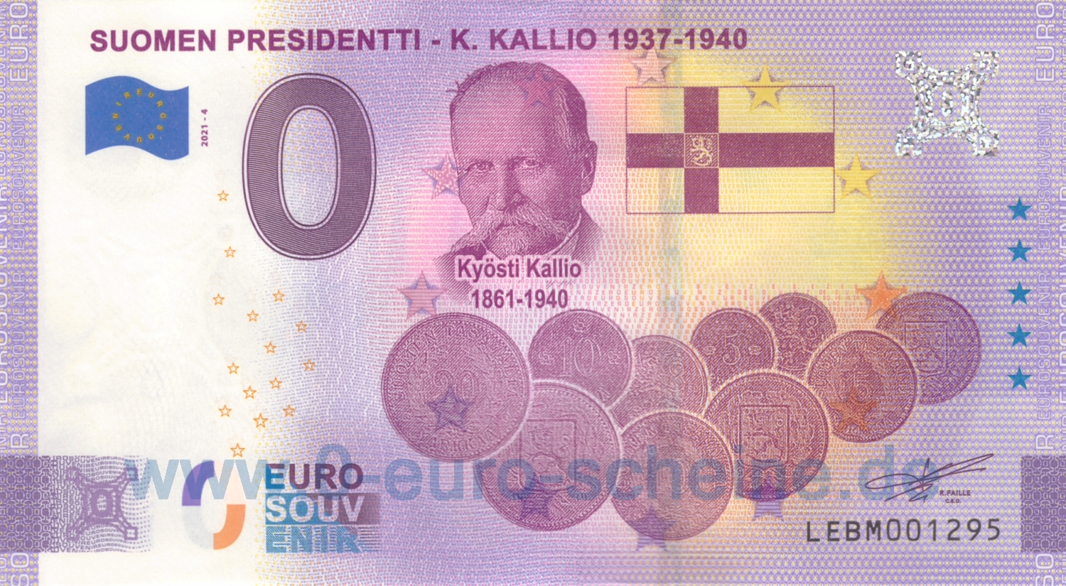 Suomen Presidentti - K. Kallio 1937-1940 (2021-4)