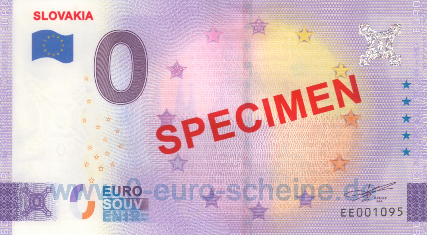 Slovakia (2022-0) Specimen, Muster