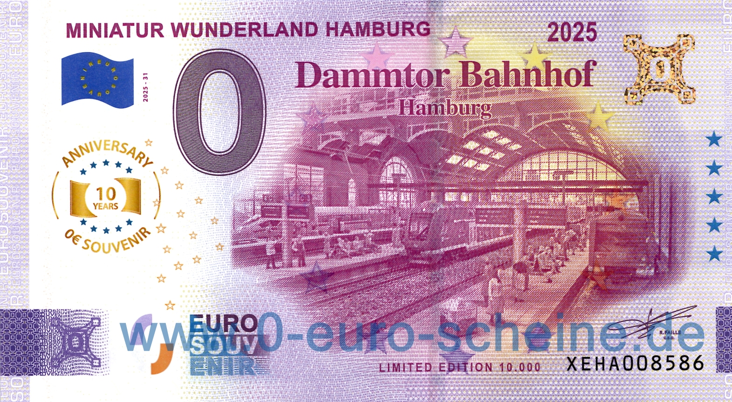 Miniatur Wunderland Hamburg (Anniversary 2025-31) Dammtor Bahnhof