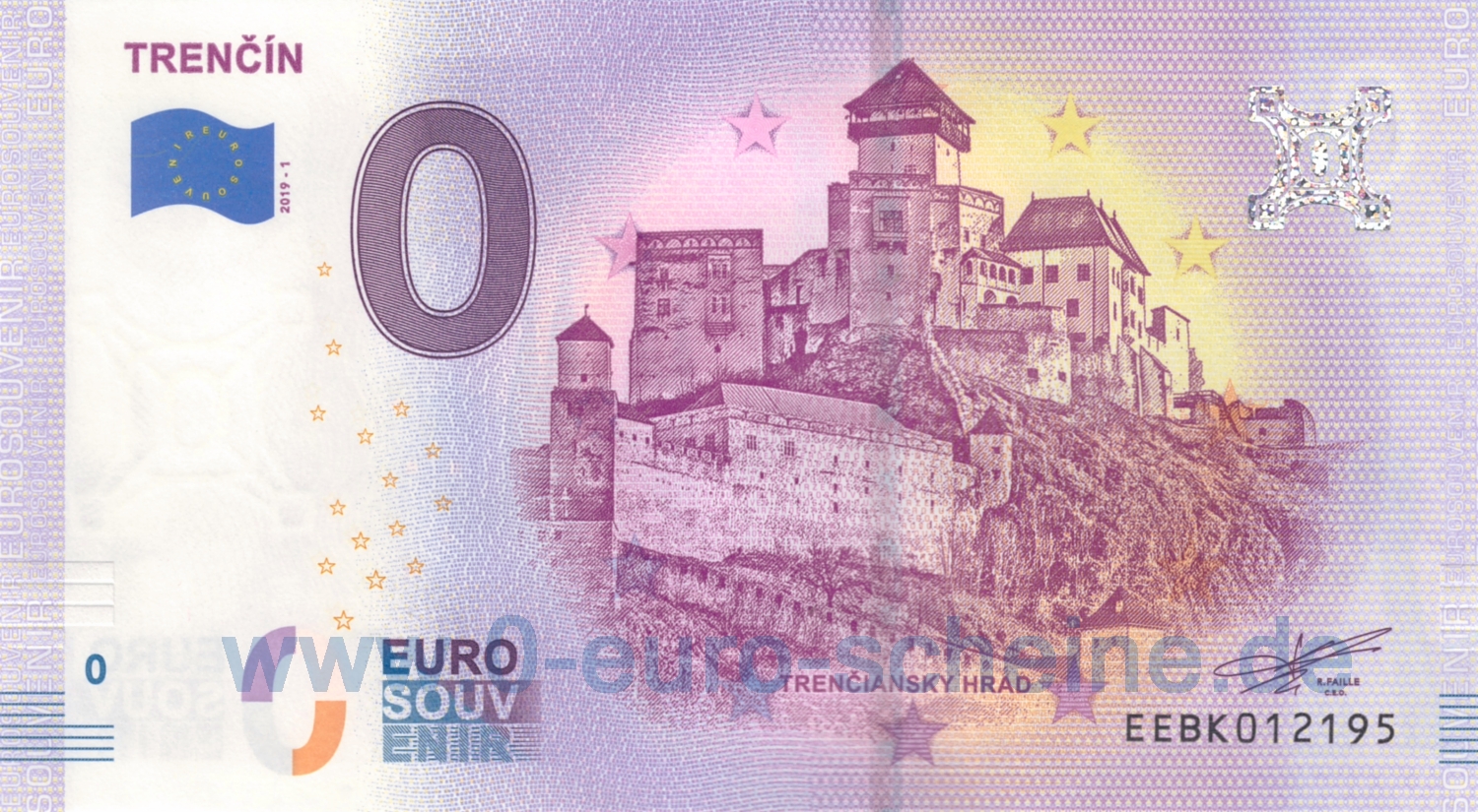 Trenčin (2019-1) ohne Akut-Zeichen auf dem Í