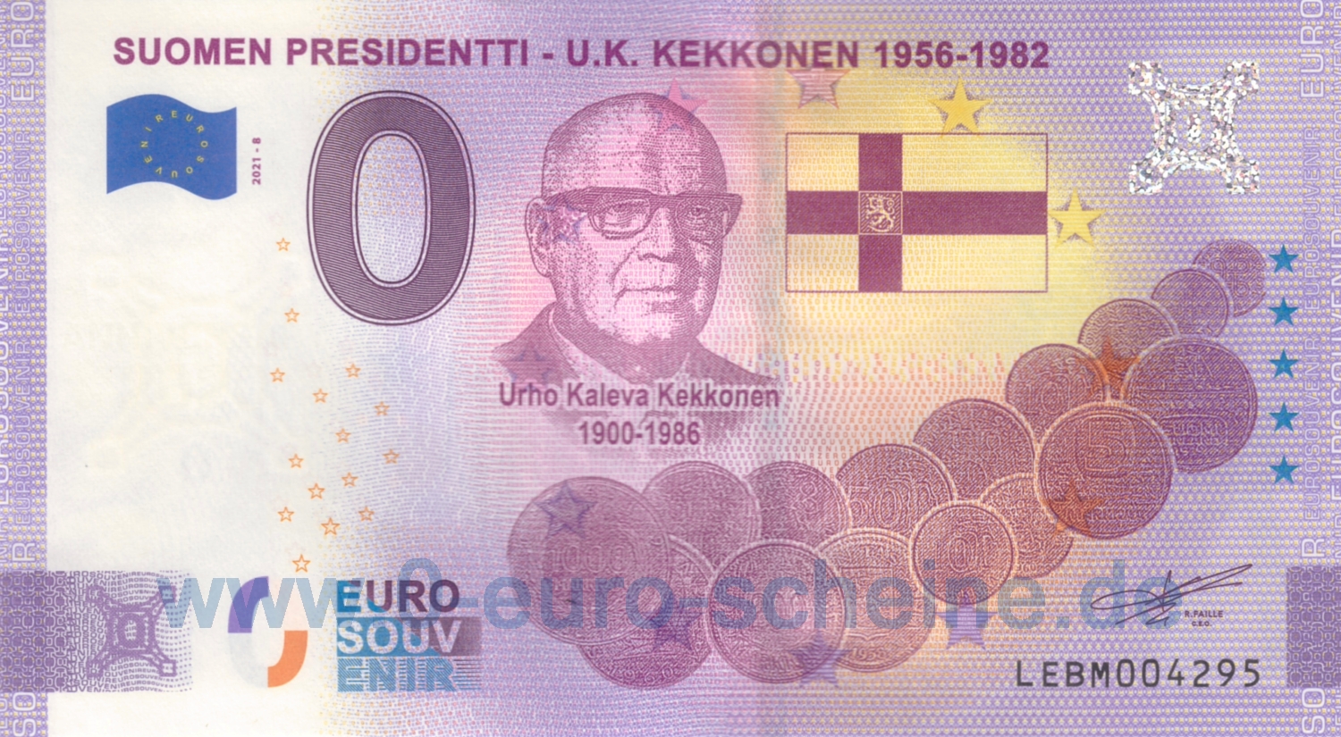Suomen Presidentti - U.K. Kekkonen 1956-1982 (Anniversary 2021-8)