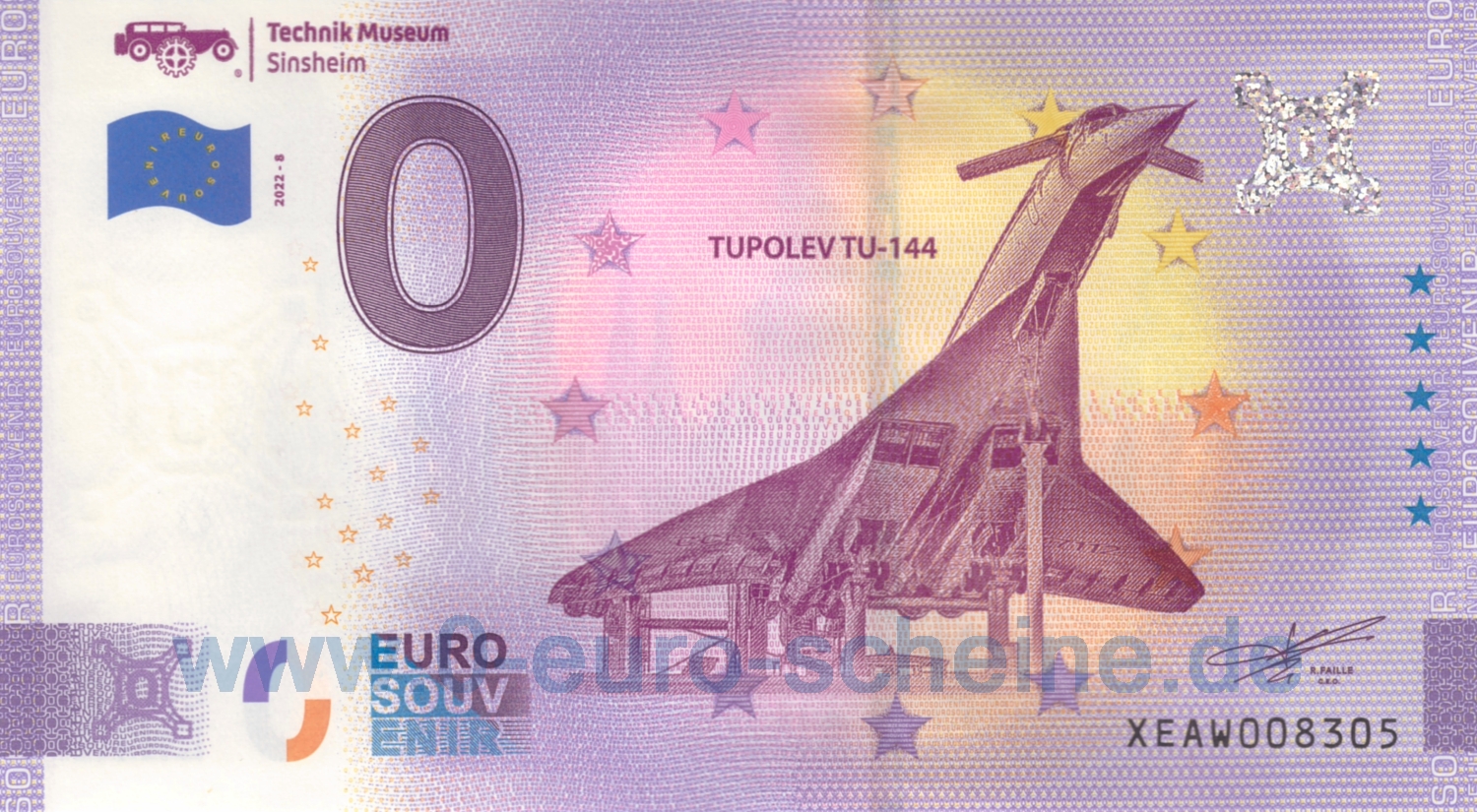 Technik Museum Sinsheim (Anniversary 2022-8) Tupolev TU-144