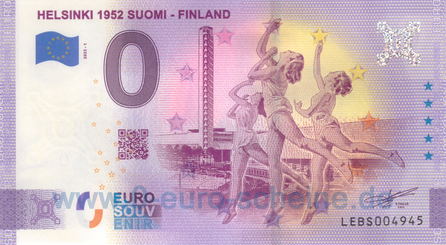 Helsinki 1952 Suomi - Finland (Anniversary 2022-1)